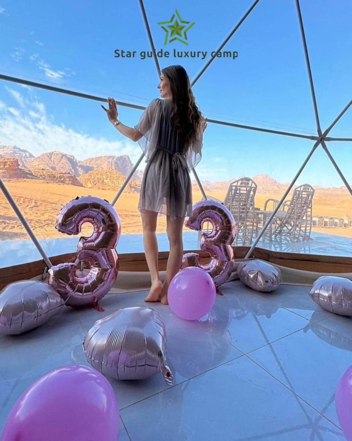 Star Guide Luxury Camp Hotel Wadi Rum Bagian luar foto
